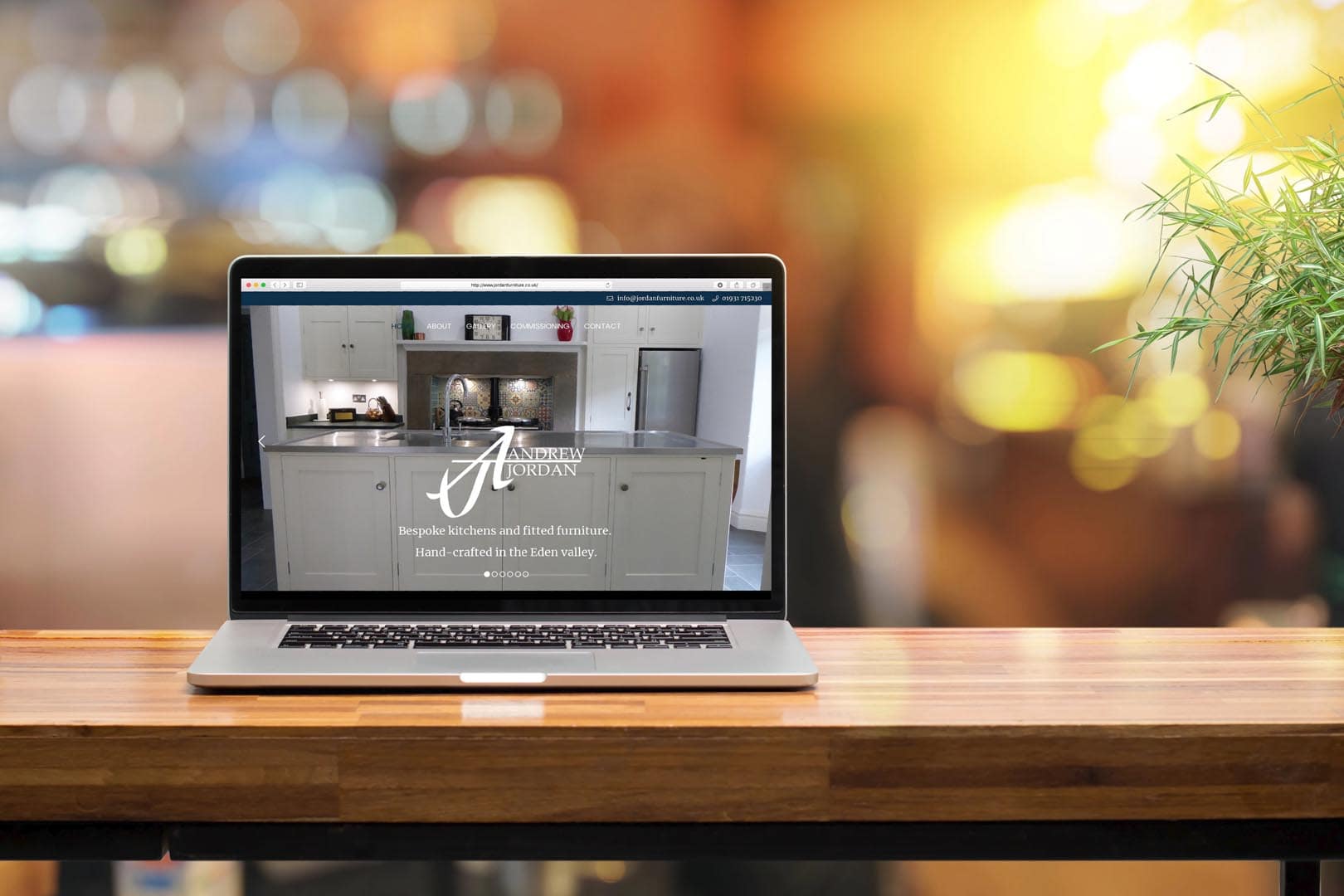 Andrew Jordan website by KCS