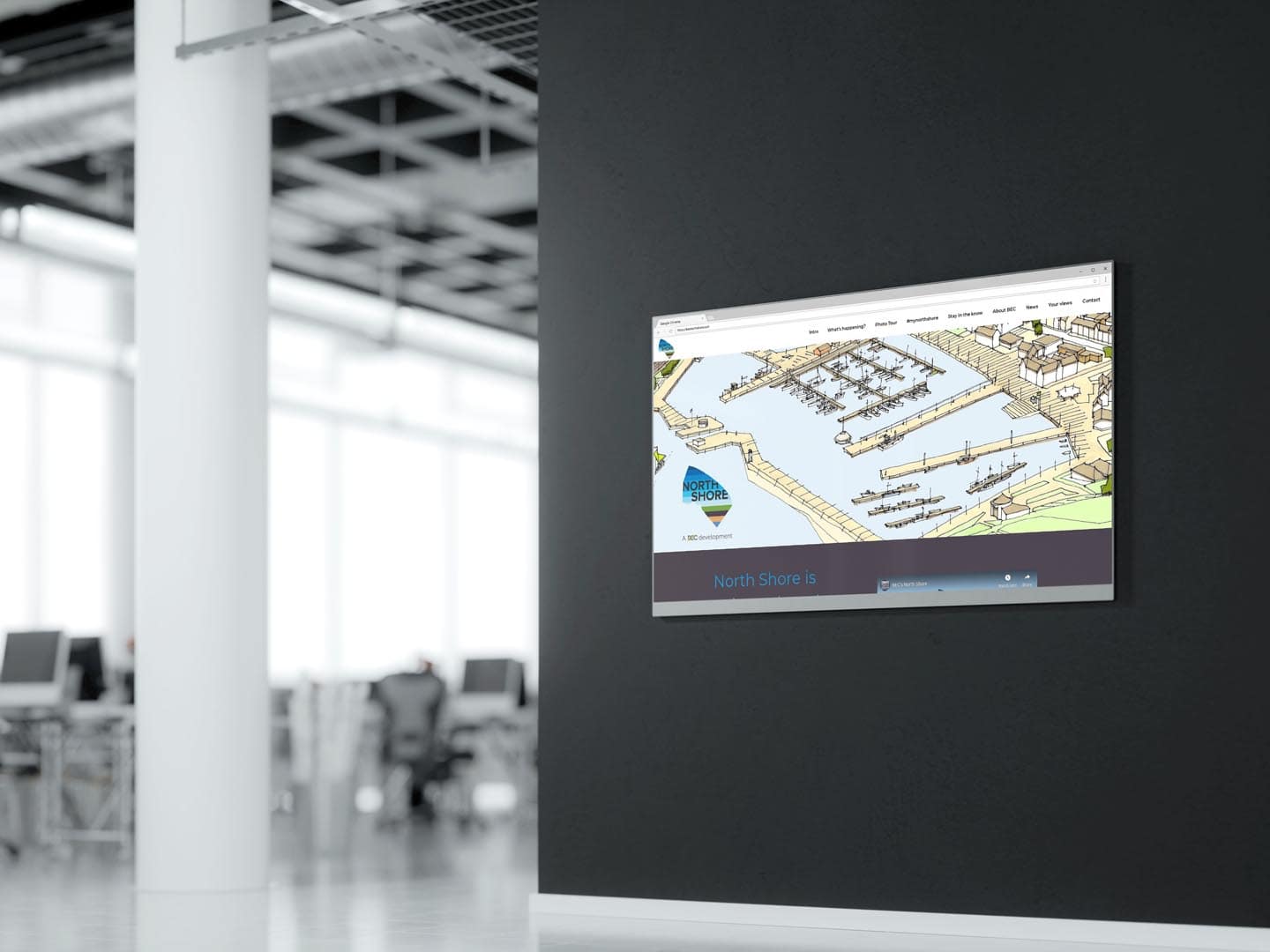 BEC Northshore website by KCS